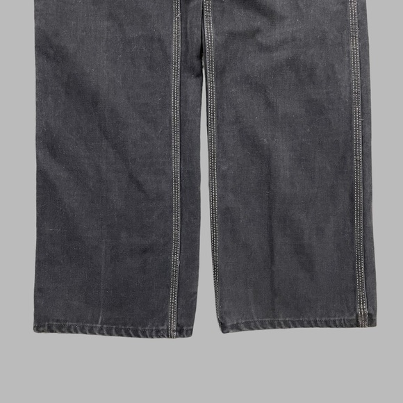 !SOLD! RED SNAP Vintage Black Dark Grey Star Pocket High Waisted Skater Jeans - Picture 7 of 12